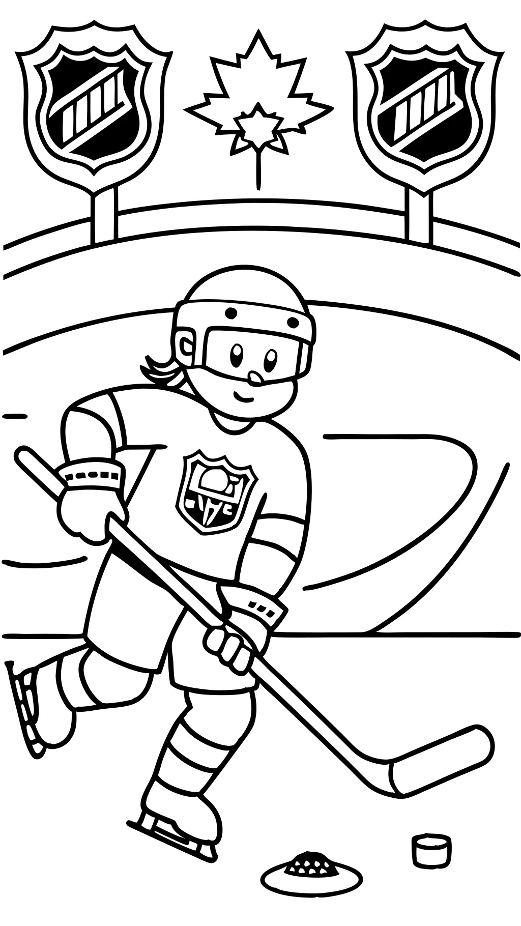 coloring pages nhl